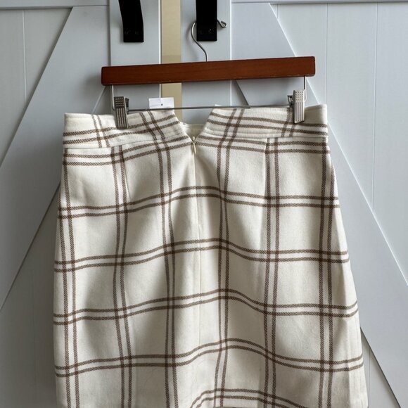 J.Crew Factory Plaid Skirt - Picture 2 of 2